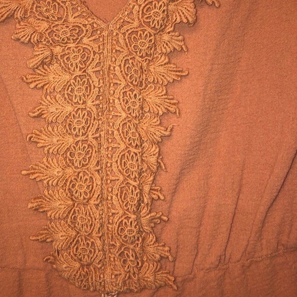 MANGO Burnt Orange Romper - Picture 3 of 3